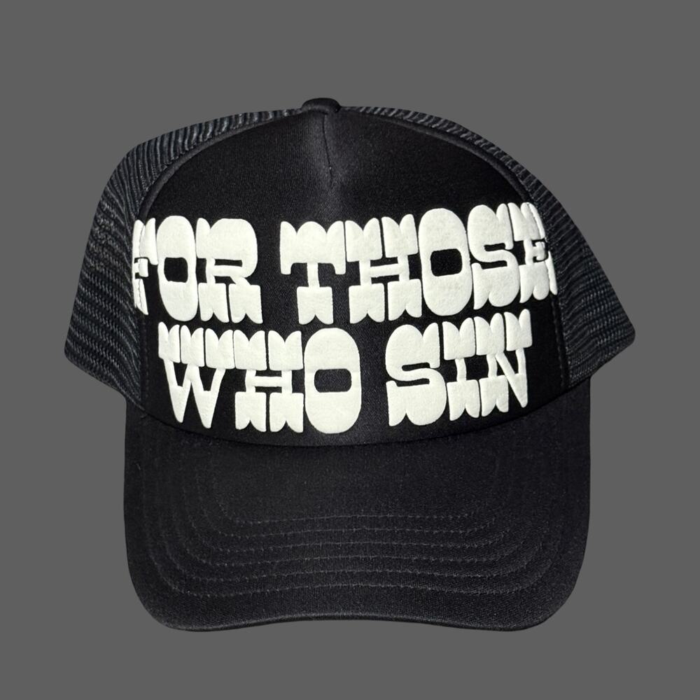 For Those Who Sin Boot And Spur Trucker Hat